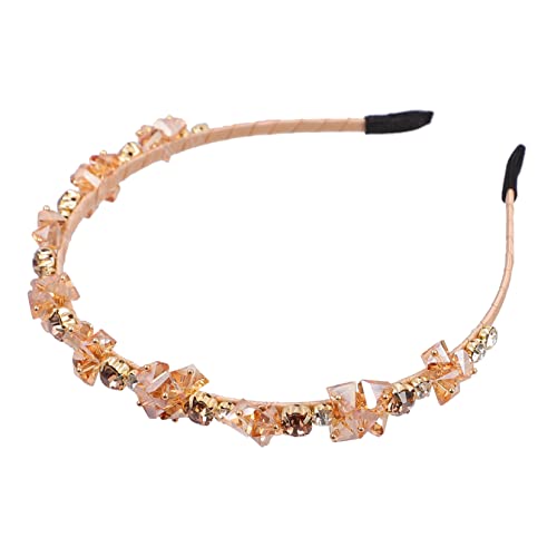 DOITOOL Stirnband Strass-Stirnbänder für Frauen Feen-Accessoires für Frauen elegant haarband Haargummis Haarversorgung zarter Strass-Kopfschmuck die Blumen Perlen Diamant Kopfbedeckung von DOITOOL