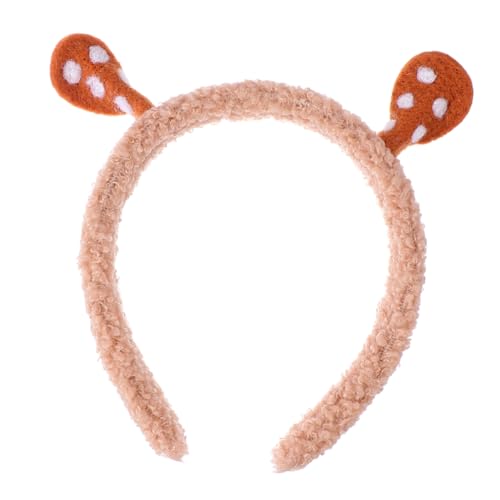 DOITOOL Stirnband Baby-Mädchen-Geschenk Geschenke für Frauen in großen Mengen Geweihstirnbänder für Damen Weihnachtsstirnbänder Haare drücken gefühlt Stoff von DOITOOL