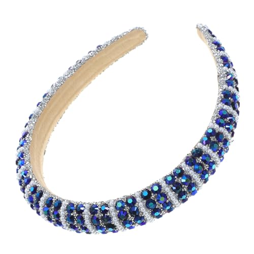 DOITOOL Perlenstirnband Strass-Stirnband Bling-Stirnband glitzerndes Stirnband Haarschmuck Haarband Tiara frauen stirnbänder Haarstirnbänder für Damen luxuriös Kopfbedeckung schmücken von DOITOOL