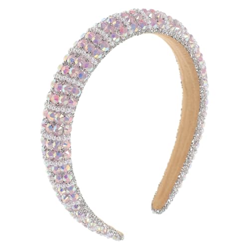 DOITOOL Stirnband Strass-Stirnband Haarschmuck Sport-Lauf-Stirnband Haarkamm-Stirnbänder Tiara Haarband Haarreifen für Frauen Haarreifen für Mädchen modisch und vielseitig schmücken von DOITOOL