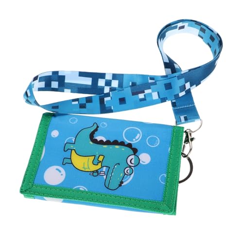 DOITOOL Süßer Cartoon Geldbeutel für Mädchen Trifold Portemonnaie aus Strapazierfähigem Canvas mit Reißverschluss für Mehreren Fächern und Lebhaften Designs für Ordentliche Aufbewahrung von DOITOOL