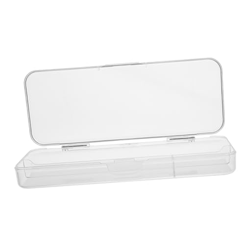 DOITOOL Transparente Bleistiftbox Robuste Aufbewahrungsbox Für Stifte Marker Und Stapelbare Schreibwarenbox Für Schreibtisch Und Rucksack von DOITOOL