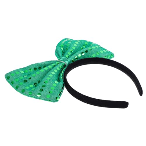 DOITOOL übergroßes Schmetterlings-Stirnband Haarschmuck rote Haaraccessoires Party-Cosplay-Haarband Tiara Haargummis Damenhaar Pailletten Haarreifen großer Bogen Südkorea von DOITOOL