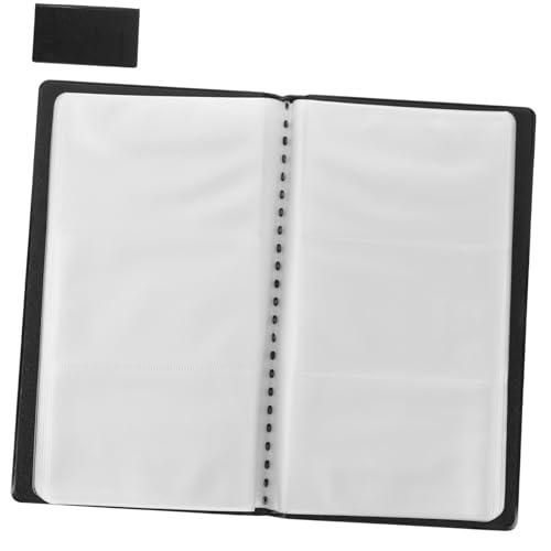 DOITOOL Kartenhalter Schwarz Für Geschäftsbuch Mit Halter Für Visitenkarten Hülle Aus Hochwertigem Material Platz Für Karten Namenshalter von DOITOOL