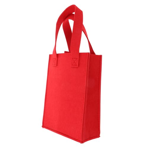 DOITOOL Doppelte Weinflaschen-geschenktüte Weinflaschentasche Aus Filz Tragetasche Für Weinflaschen Weinverpackungstasche -Aufbewahrungstasche von DOITOOL