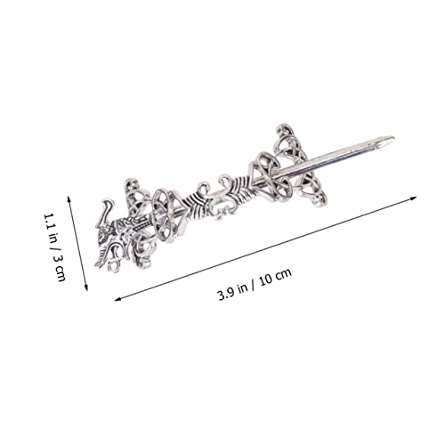 DOITOOL Haarspangen für Damen Retro-Haargabel dutt haarspange Wikinger-Haarstab Herren Essstäbchen aus Metall Tiara knoten kopfschmuck Haarschmuck Legierung Kopfbedeckung Haarnadel Mann von DOITOOL