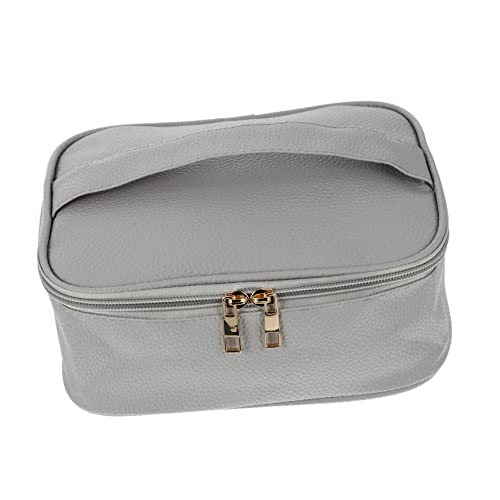 DOITOOL tragbare Aufbewahrungstasche tragbares Make-up Reise-Make-up-Organizer-Tasche hoch Kosmetiktasche Make-up-Taschen Halter für Toilettenartikel Wäschesack Reißverschluss Pflegetasche von DOITOOL