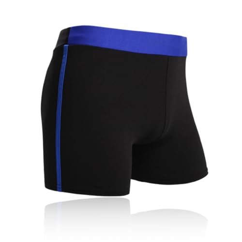 DOKRIN Badeshorts für Herren,Jungen Badeslips, Herren Boxer Badeanzug Atmungsaktiv Schnelltrocknend Schwimmslips Königsblau (Geeignet für 70-100kg) von DOKRIN