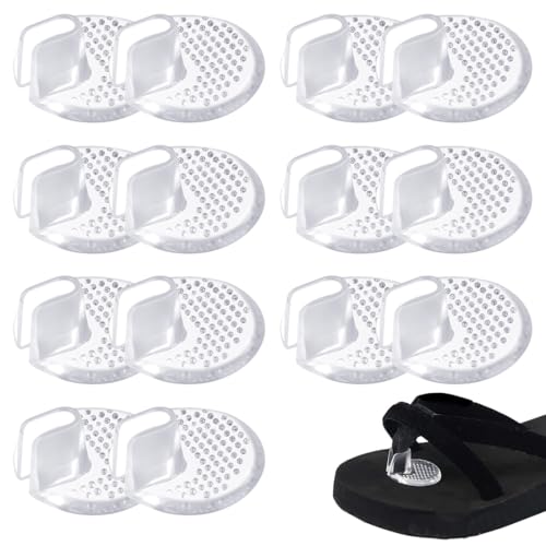 DOKRIN Damen-Zehentrenner 7 Paar Flip-Flop-Schutz aus klarem Silikon, transparente, rutschfeste Zehenpolster, wiederverwendbare geteilte Zehenschützer für Flip-Flops und Sandalen DOKRIN Damen-Zehentrenner 7 Paar Flip-Flop-Schutz aus klarem Silikon, transparente, rutschfeste Zehenpolster, wiederverwendbare geteilte Zehenschützer für Flip-Flops und Sandalen von DOKRIN