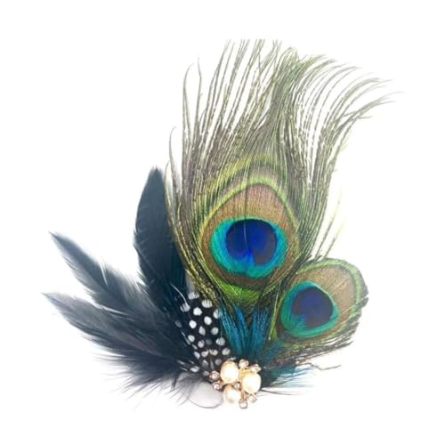 DOKRIN Haarspangen 1 Stück Pfauenkopfschmuck-Haarnadel, Pfauenhaarschmuck, Federhaarschmuck mit Strass, Pfauenfeder-Stirnband, Damen-Karnevalskopfschmuck, Karnevals-Pfauenkostüm, Maskerade DOKRIN Haarspangen 1 Stück Pfauenkopfschmuck-Haarnadel, Pfauenhaarschmuck, Federhaarschmuck mit Strass, Pfauenfeder-Stirnband, Damen-Karnevalskopfschmuck, Karnevals-Pfauenkostüm, Maskerade von DOKRIN