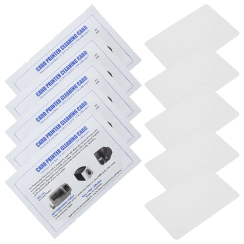 DOKRIN Mikrofasertücher & Reinigungsstäbchen,5 weiße PVC-Reinigungskarten für Drucker, Magnetköpfe und Kartenleser DOKRIN Mikrofasertücher & Reinigungsstäbchen,5 weiße PVC-Reinigungskarten für Drucker, Magnetköpfe und Kartenleser von DOKRIN