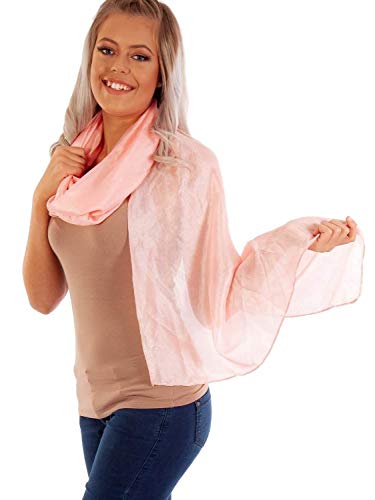 DOLCE ABBRACCIO by RiemTEX ® Schal Damen PRIMA DONNA Stola Tuch aus Wildseide im klassischen Rosa Tücher in 31 Unifarben Halstücher Seidentuch Schals Damen Halstuch Seidenschal (Rosa) von DOLCE ABBRACCIO by RiemTEX