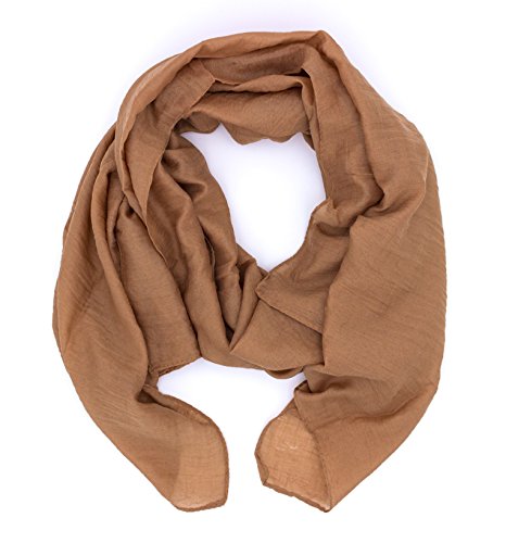 DOLCE ABBRACCIO by RiemTEX WILD CAT Damen Schal Halstuch Tuch aus kratzfreiem Mikrotouch für Frühling Sommer Ganzjährig (Coffee) von DOLCE ABBRACCIO by RiemTEX