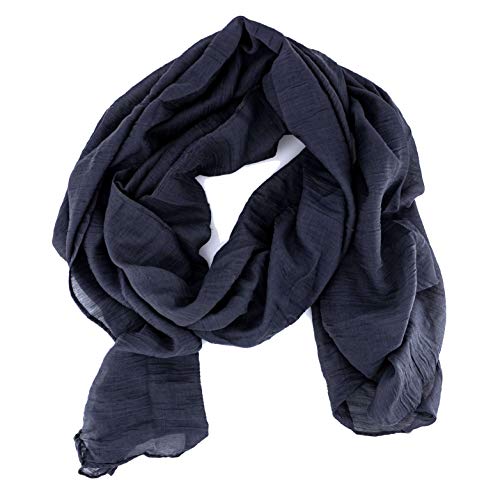 DOLCE ABBRACCIO by RiemTEX WILD CAT Damen Schal Halstuch Tuch aus kratzfreiem Mikrotouch für Frühling Sommer Ganzjährig (Dunkelgrau) von DOLCE ABBRACCIO by RiemTEX