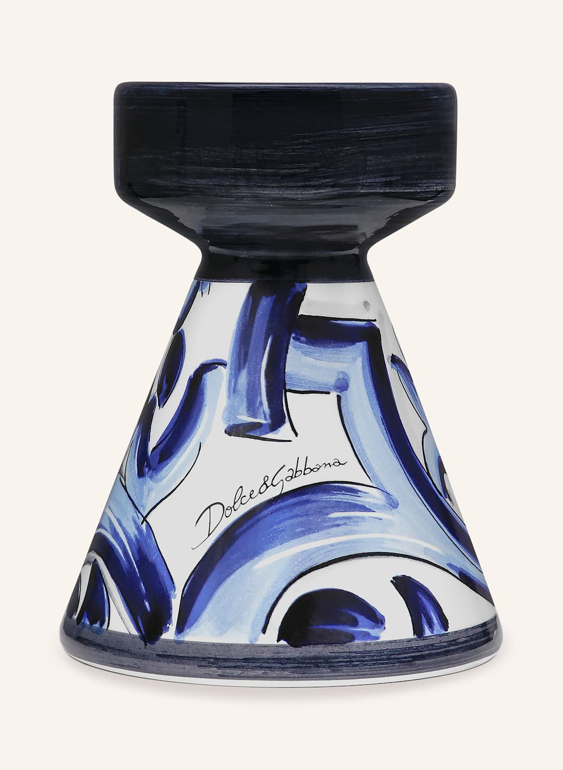 Dolce & Gabbana Casa Kerzenhalter Small blau von DOLCE & GABBANA CASA