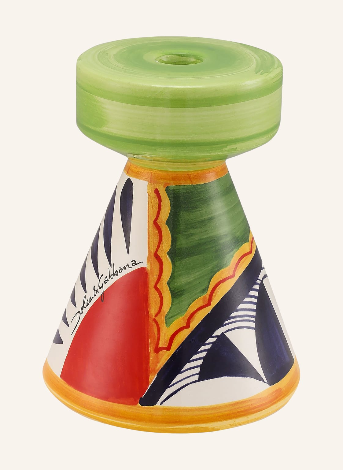 Dolce & Gabbana Casa Kerzenhalter Small rot von DOLCE & GABBANA CASA