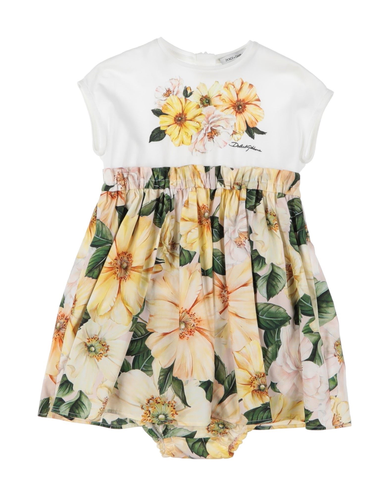 DOLCE&GABBANA Babykleid Kinder Hellgelb von DOLCE&GABBANA