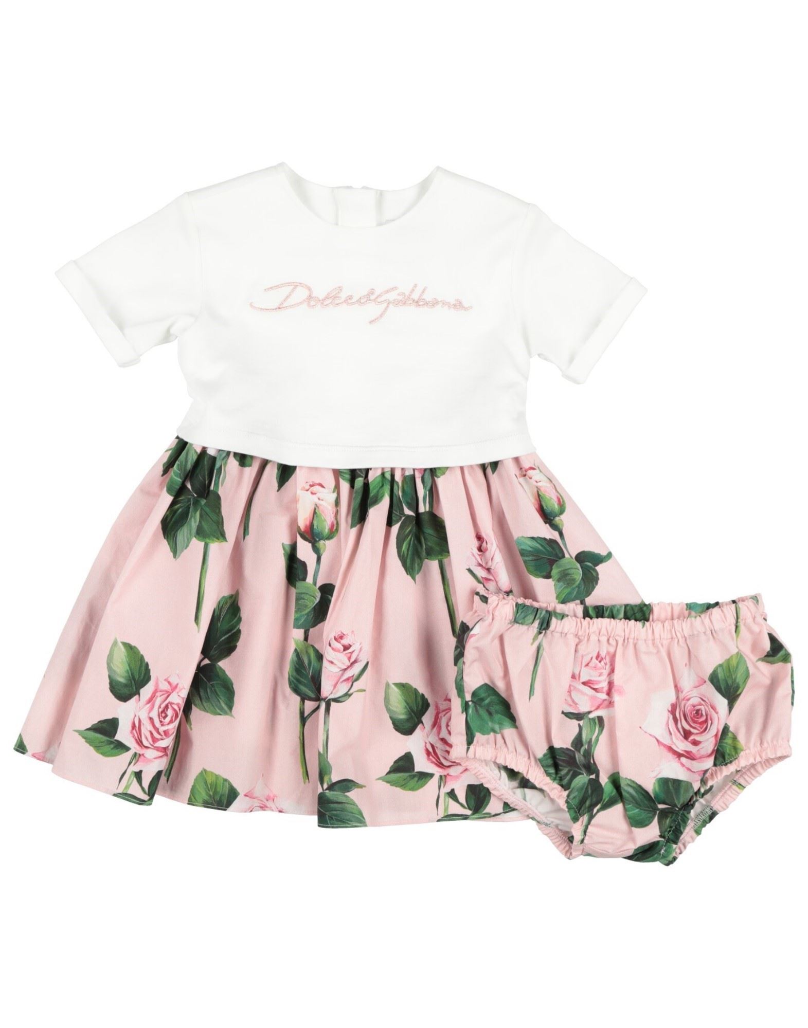 DOLCE&GABBANA Babykleid Kinder Weiß von DOLCE&GABBANA