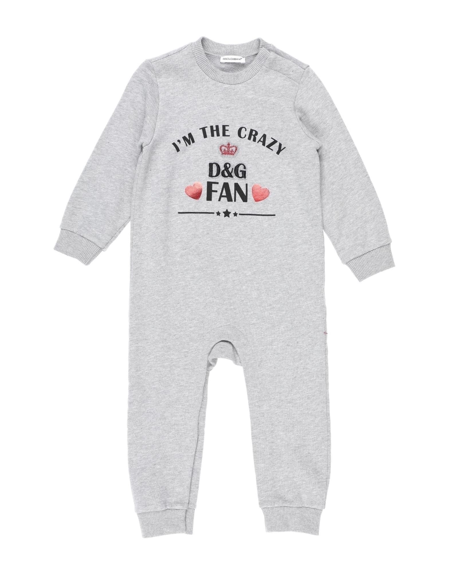 DOLCE&GABBANA Babystrampler & -latzhosen Kinder Hellgrau von DOLCE&GABBANA