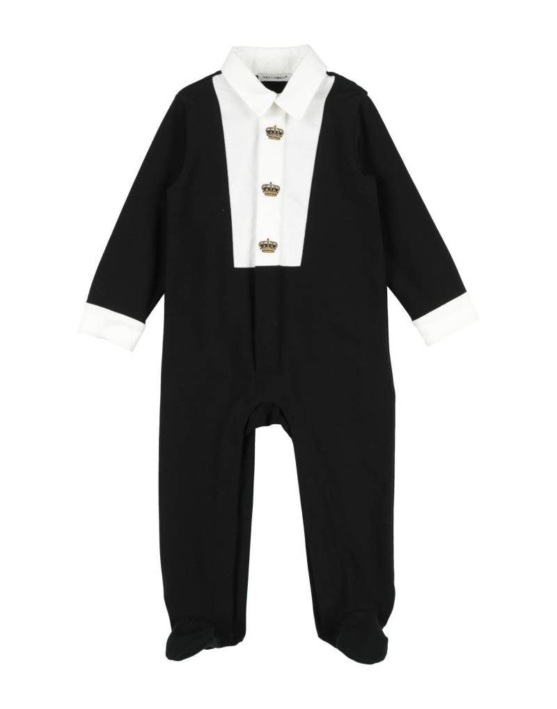 DOLCE&GABBANA Babystrampler & -latzhosen Kinder Schwarz von DOLCE&GABBANA