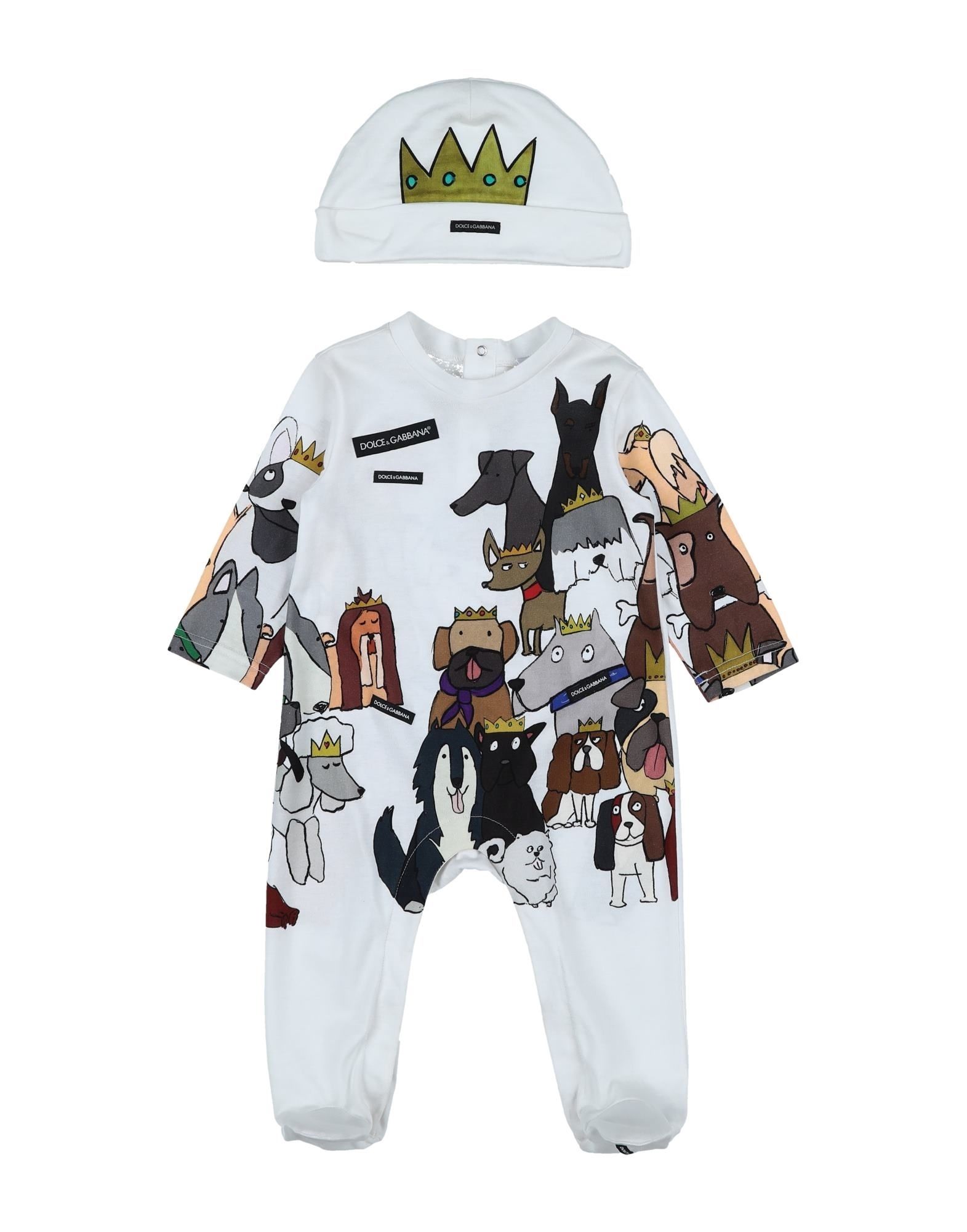 DOLCE&GABBANA Babystrampler & -latzhosen Kinder Weiß von DOLCE&GABBANA