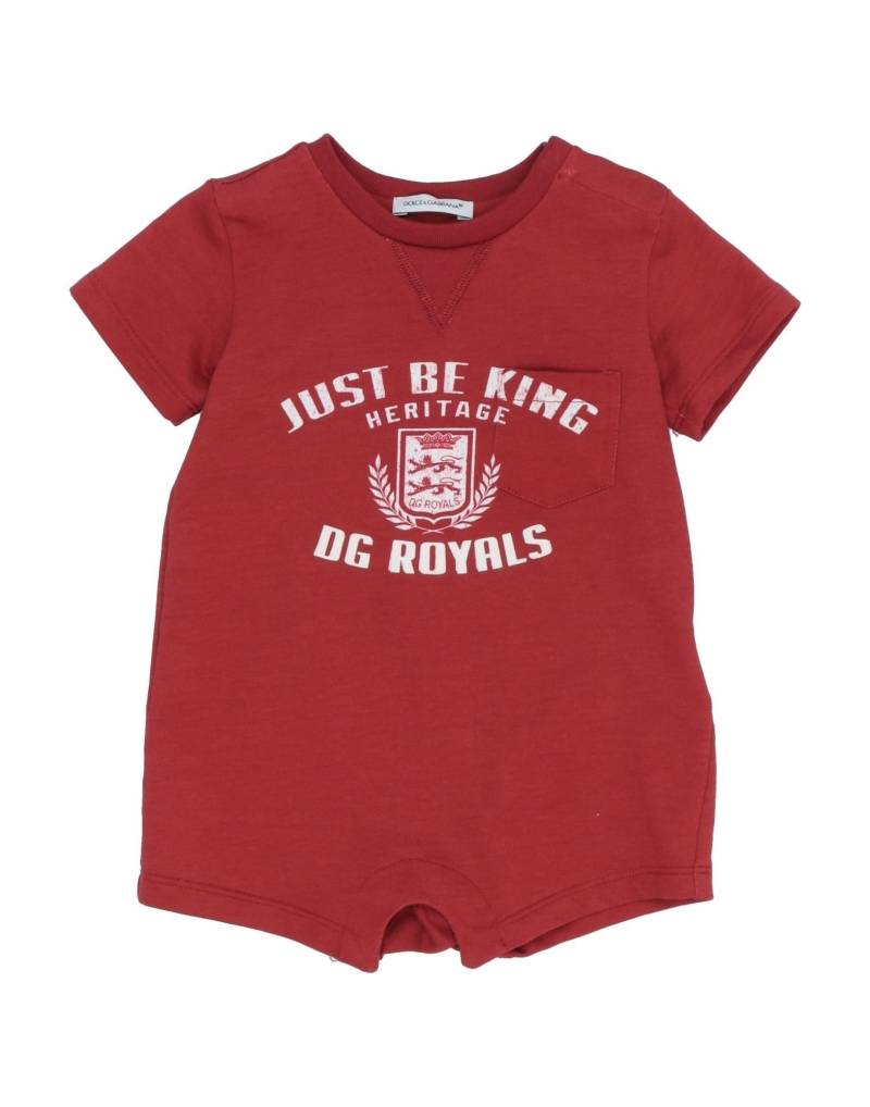DOLCE&GABBANA Babystrampler & -latzhosen Kinder Ziegelrot von DOLCE&GABBANA