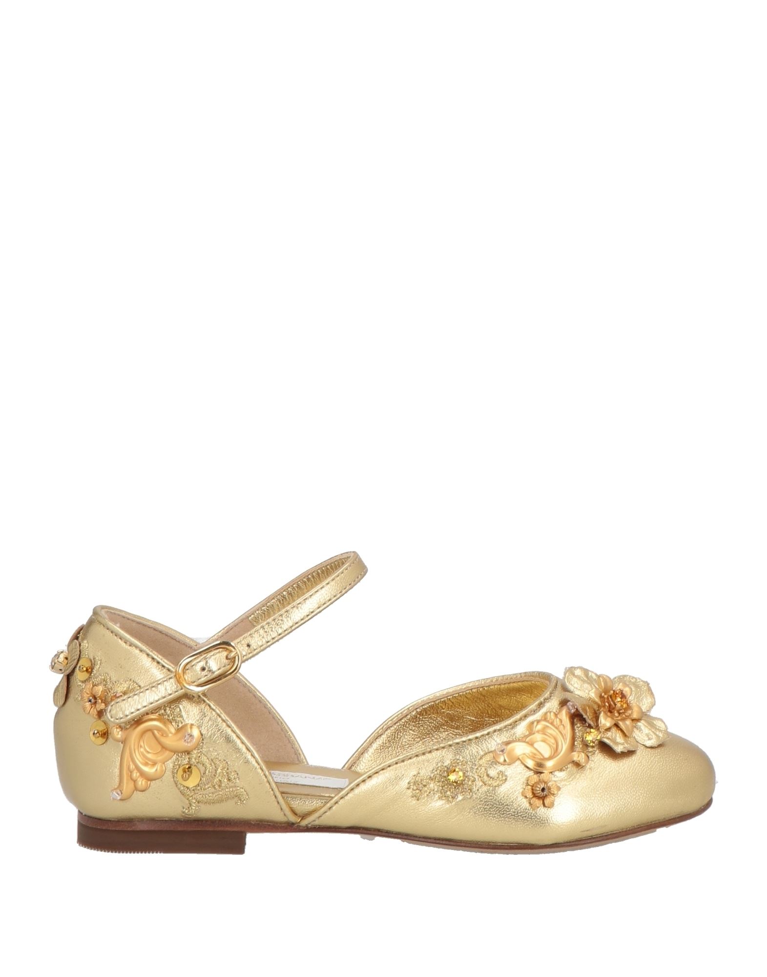 DOLCE&GABBANA Ballerina Kinder Gold von DOLCE&GABBANA