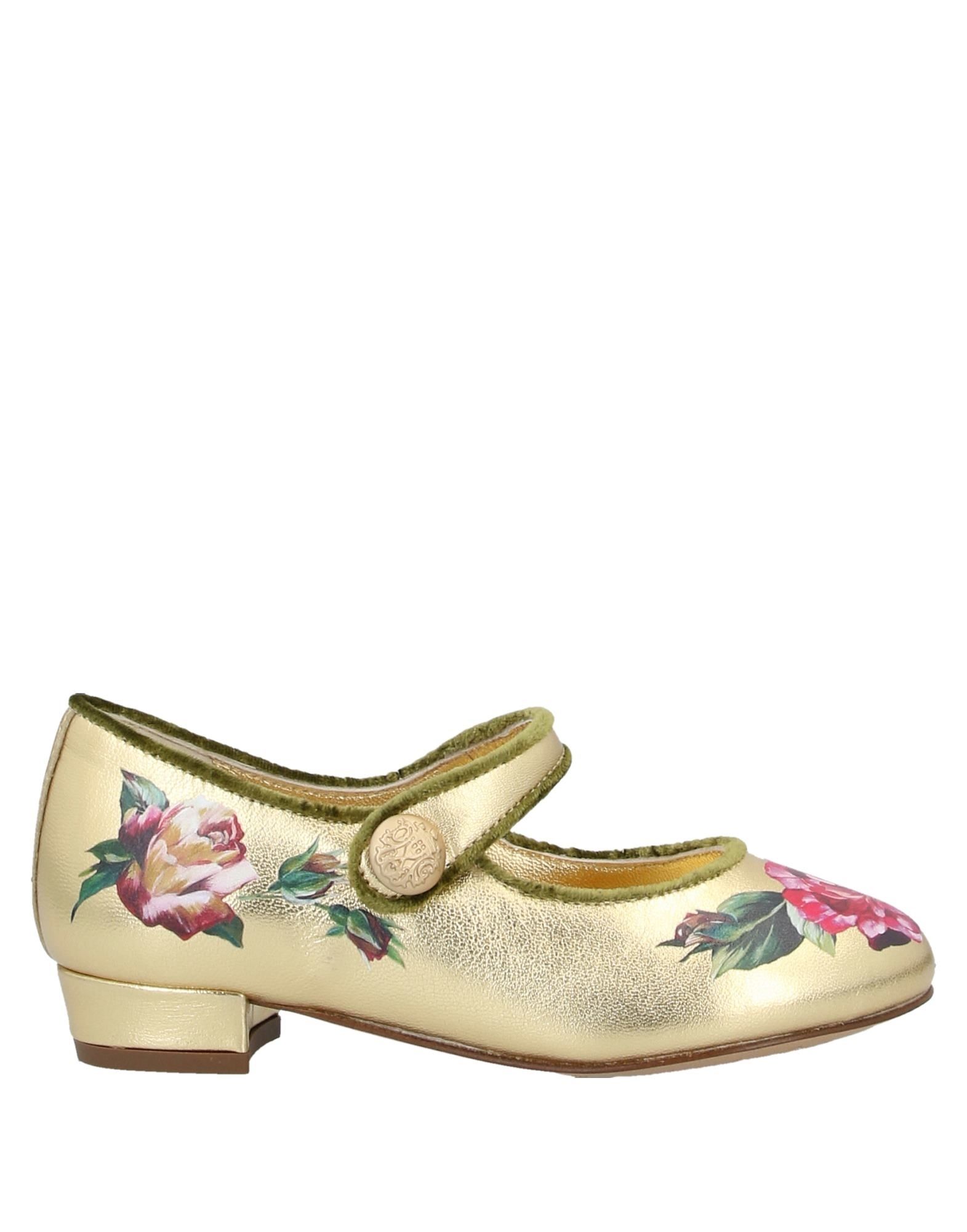 DOLCE&GABBANA Ballerina Kinder Gold von DOLCE&GABBANA