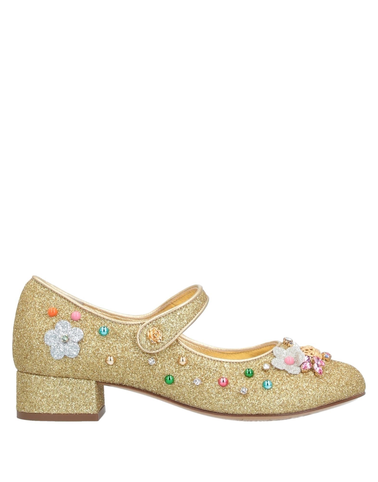 DOLCE&GABBANA Ballerina Kinder Gold von DOLCE&GABBANA