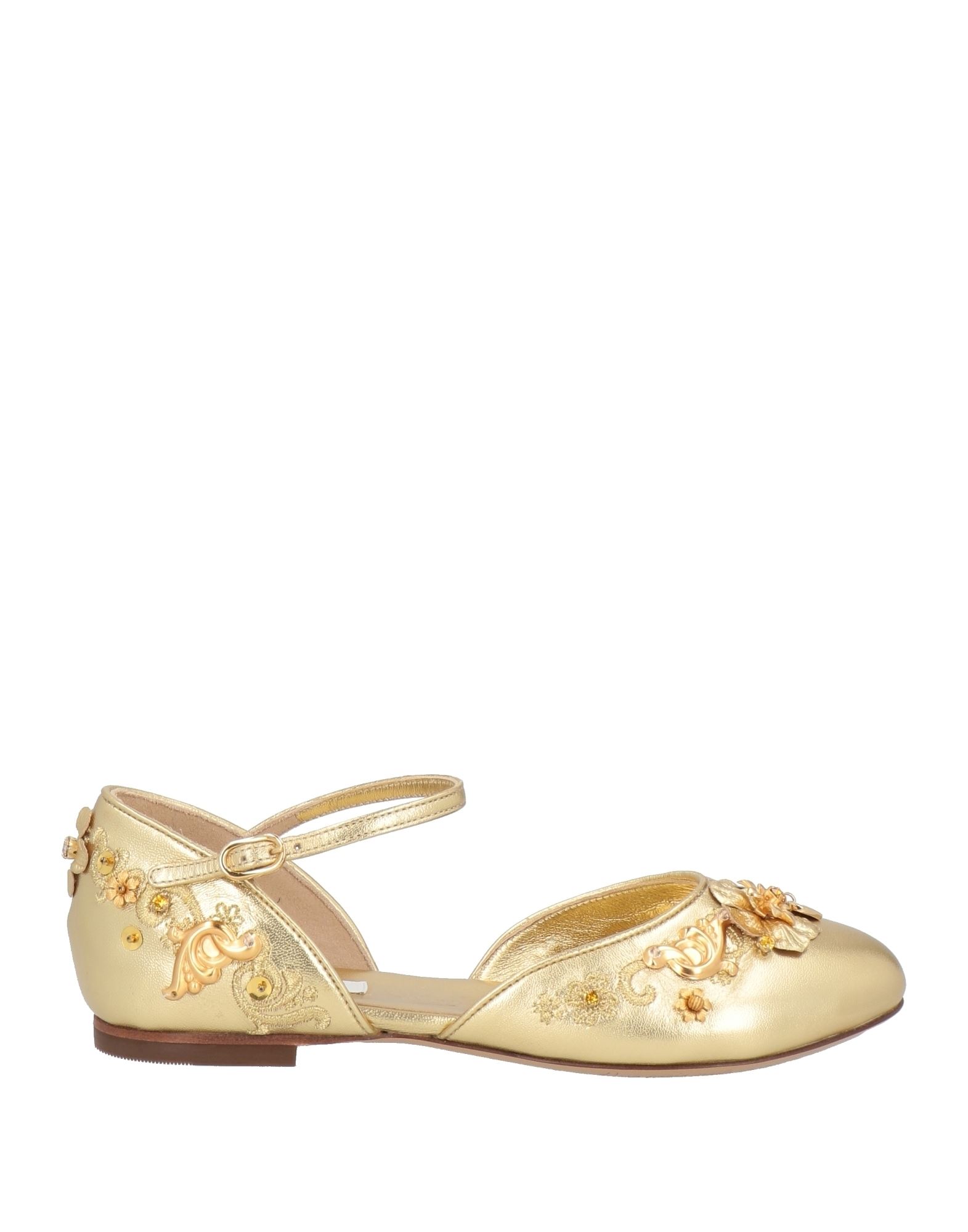 DOLCE&GABBANA Ballerina Kinder Gold von DOLCE&GABBANA