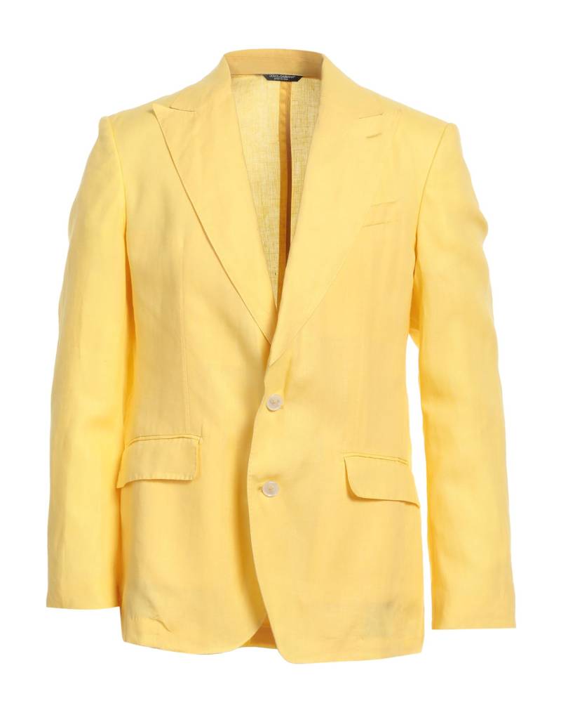 DOLCE&GABBANA Blazer Herren Gelb DOLCE&GABBANA Blazer Herren Gelb von DOLCE&GABBANA