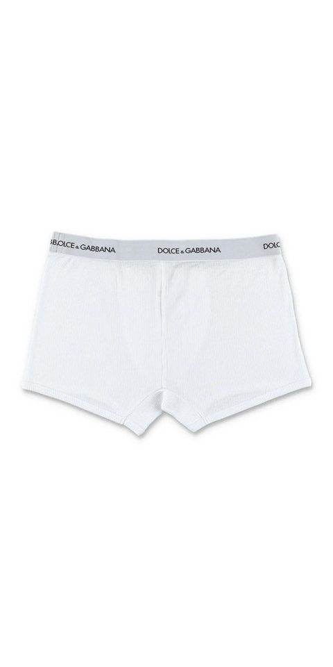DOLCE & GABBANA Boxer Dolce Gabbana Boxershort in weiß mit Logoschriftzug DOLCE & GABBANA Boxer Dolce Gabbana Boxershort in weiß mit Logoschriftzug von DOLCE & GABBANA