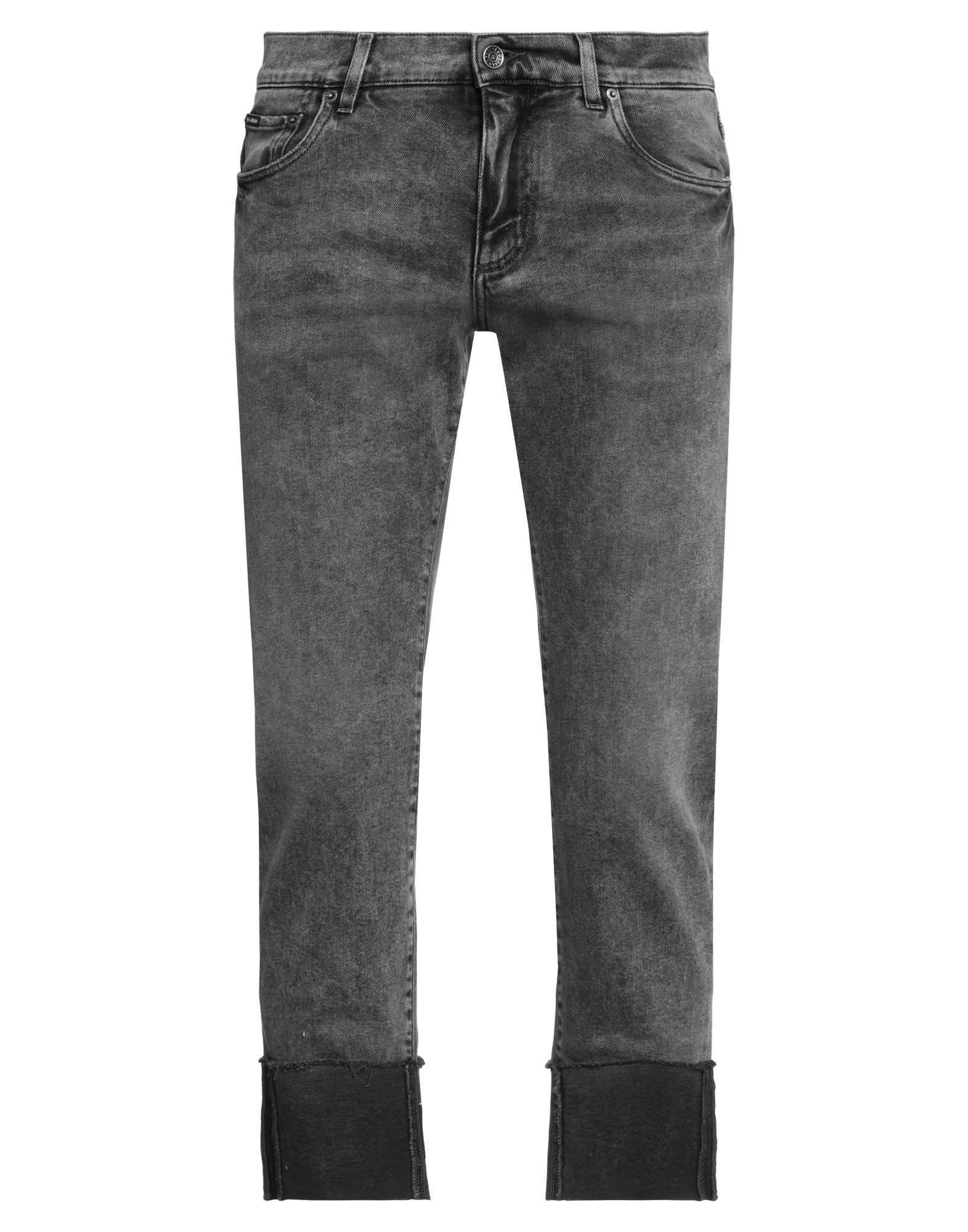 DOLCE&GABBANA Cropped Jeans Herren Granitgrau von DOLCE&GABBANA