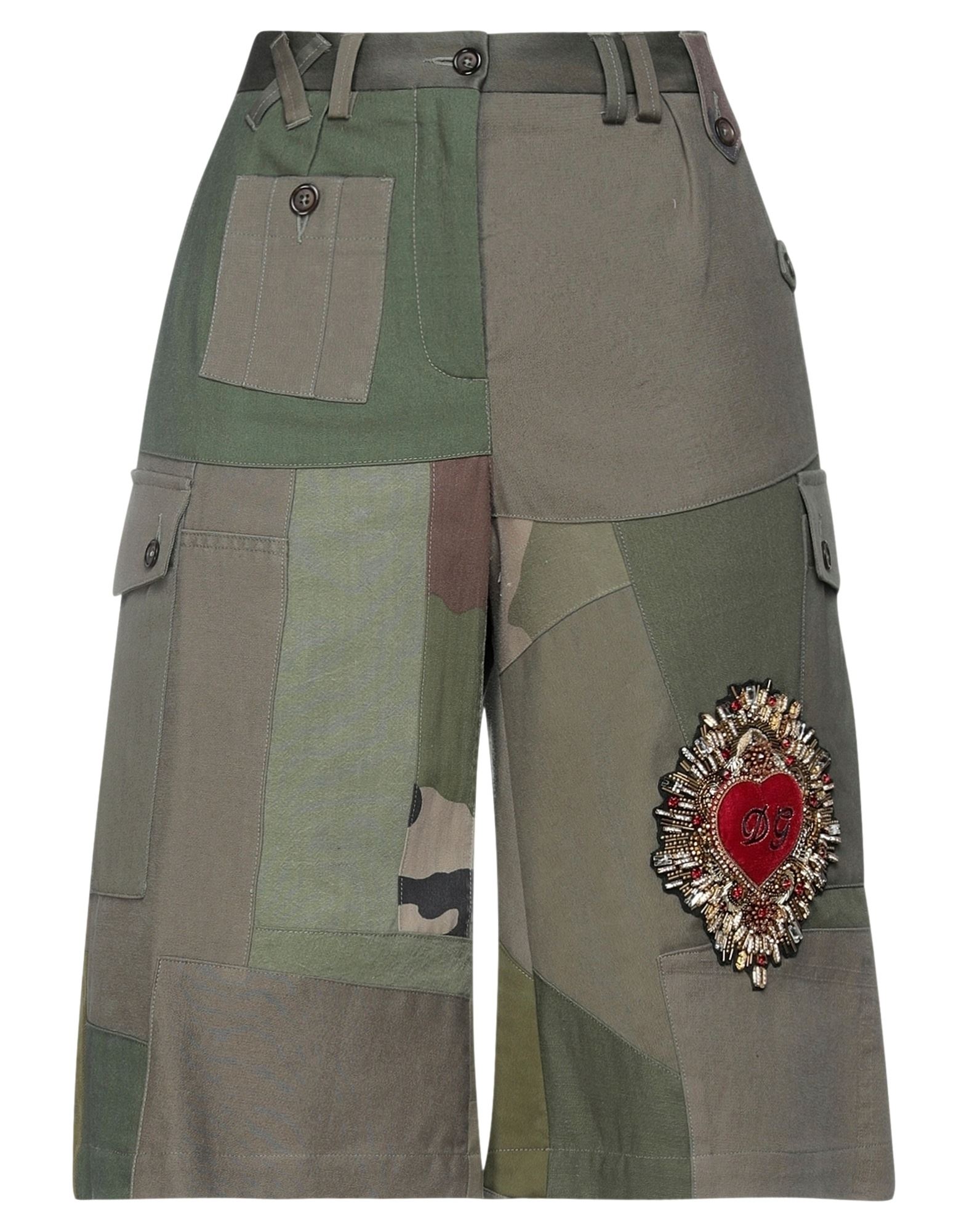 DOLCE&GABBANA Cropped-hosen Damen Militärgrün von DOLCE&GABBANA