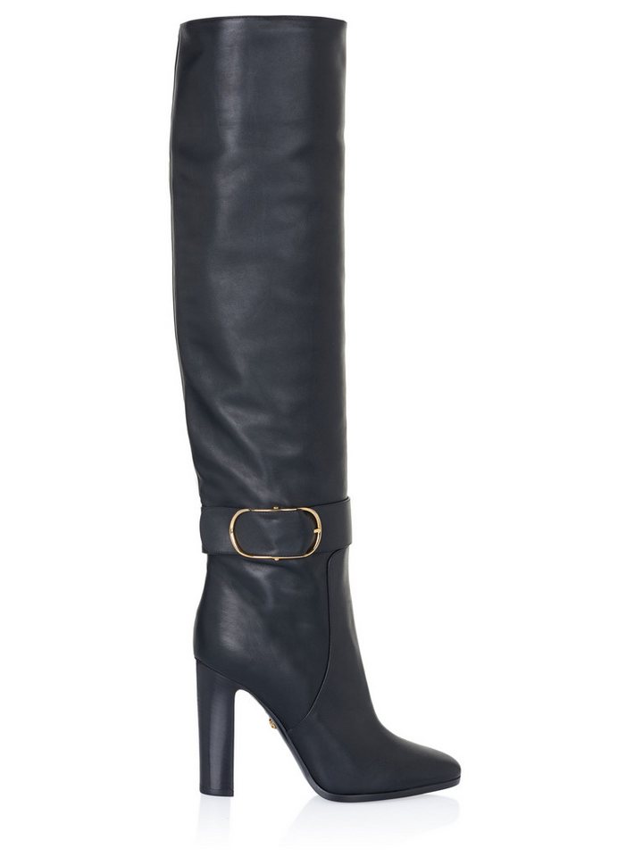 DOLCE & GABBANA Dolce & Gabbana Stiefel schwarz Overkneestiefel von DOLCE & GABBANA