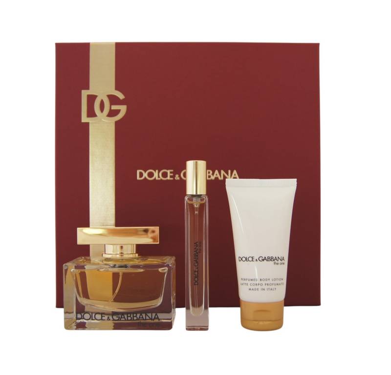 DOLCE & GABBANA Duft-Set Dolce & Gabbana The One Eau de Parfum 75ml + 10ml & Body Lotion 50ml, 1-tlg. von DOLCE & GABBANA
