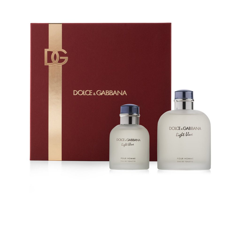 DOLCE & GABBANA Duft-Set Light Blue Pour Homme - EDT 200 ml + EDT 75 ml von DOLCE & GABBANA