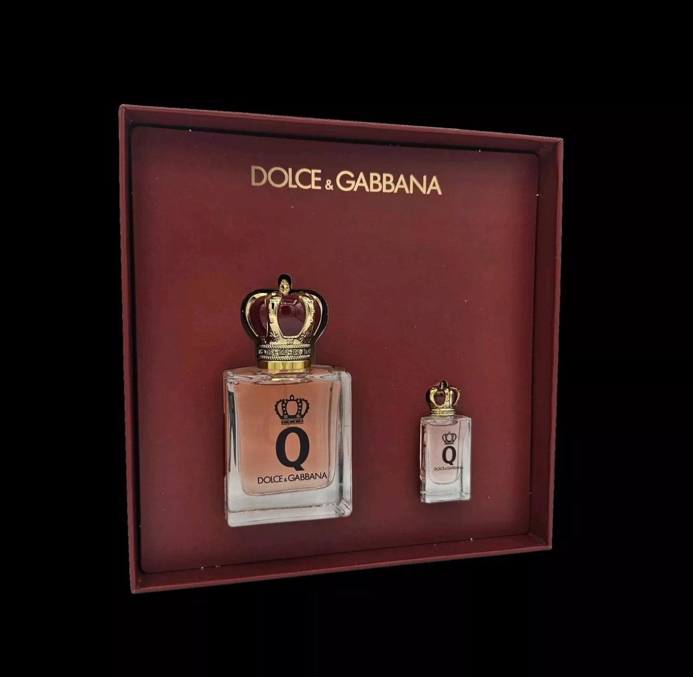 DOLCE & GABBANA Eau de Parfum D&G Q Eau de Parfum für Damen - 50 ml + Miniatur EDP 5 ml Set von DOLCE & GABBANA