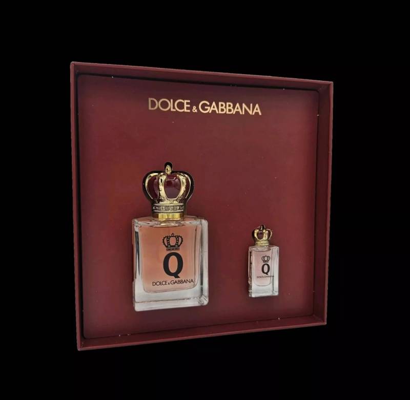 DOLCE & GABBANA Eau de Parfum D&G Q Eau de Parfum für Damen - 50 ml + Miniatur EDP 5 ml Set von DOLCE & GABBANA