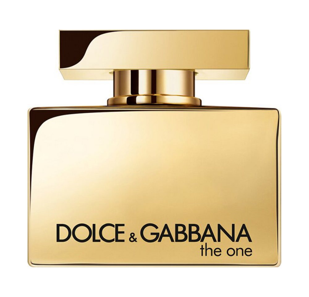 DOLCE & GABBANA Eau de Parfum Dolce & Gabbana The One Gold Eau de Parfum Intense, Luxuriöser Duft mit Pflaume, Rose und Jasmin in goldener Verpackung von DOLCE & GABBANA