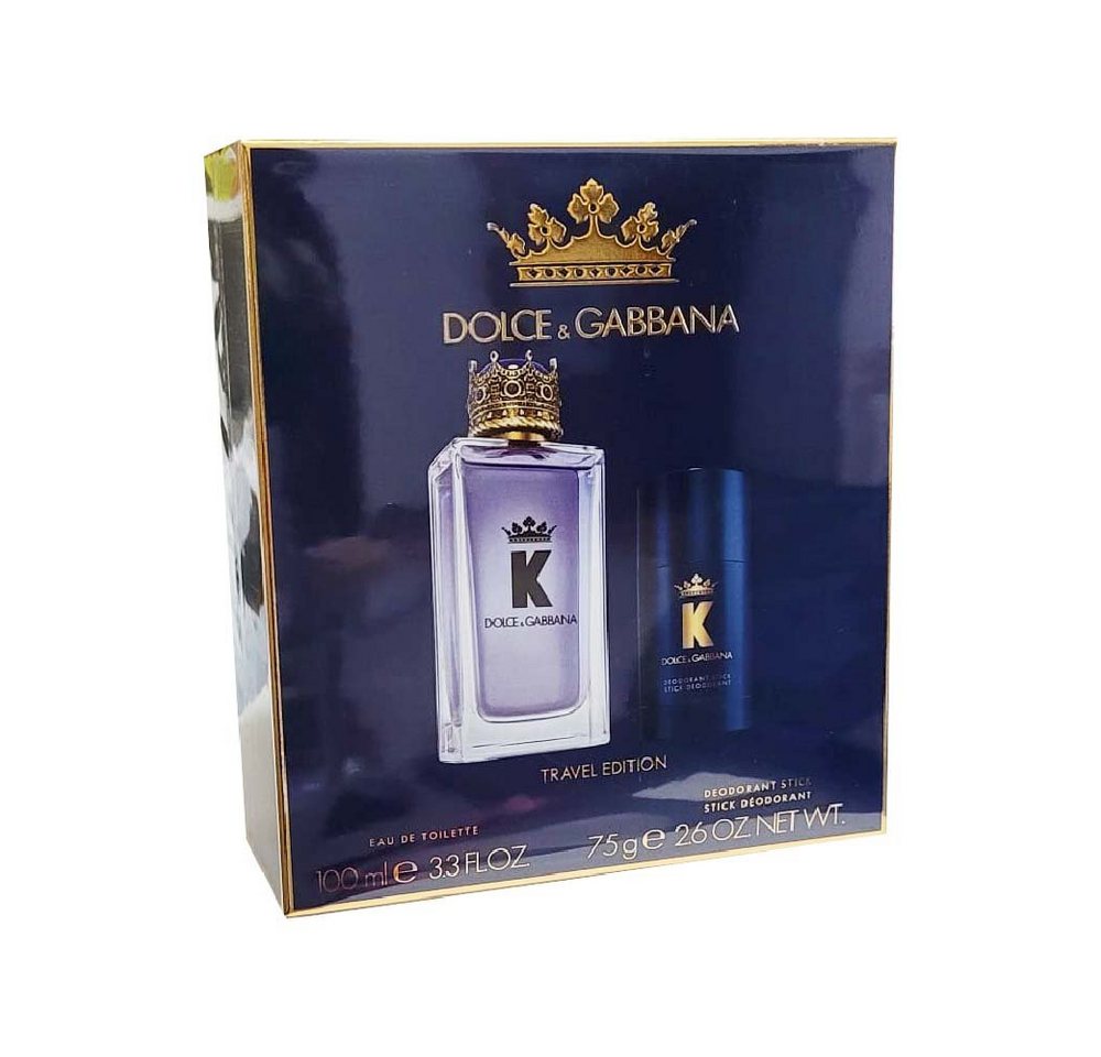 DOLCE & GABBANA Eau de Toilette Dolce & Gabbana K Set Pour Homme EDT 100 ml + DST 75g Set von DOLCE & GABBANA