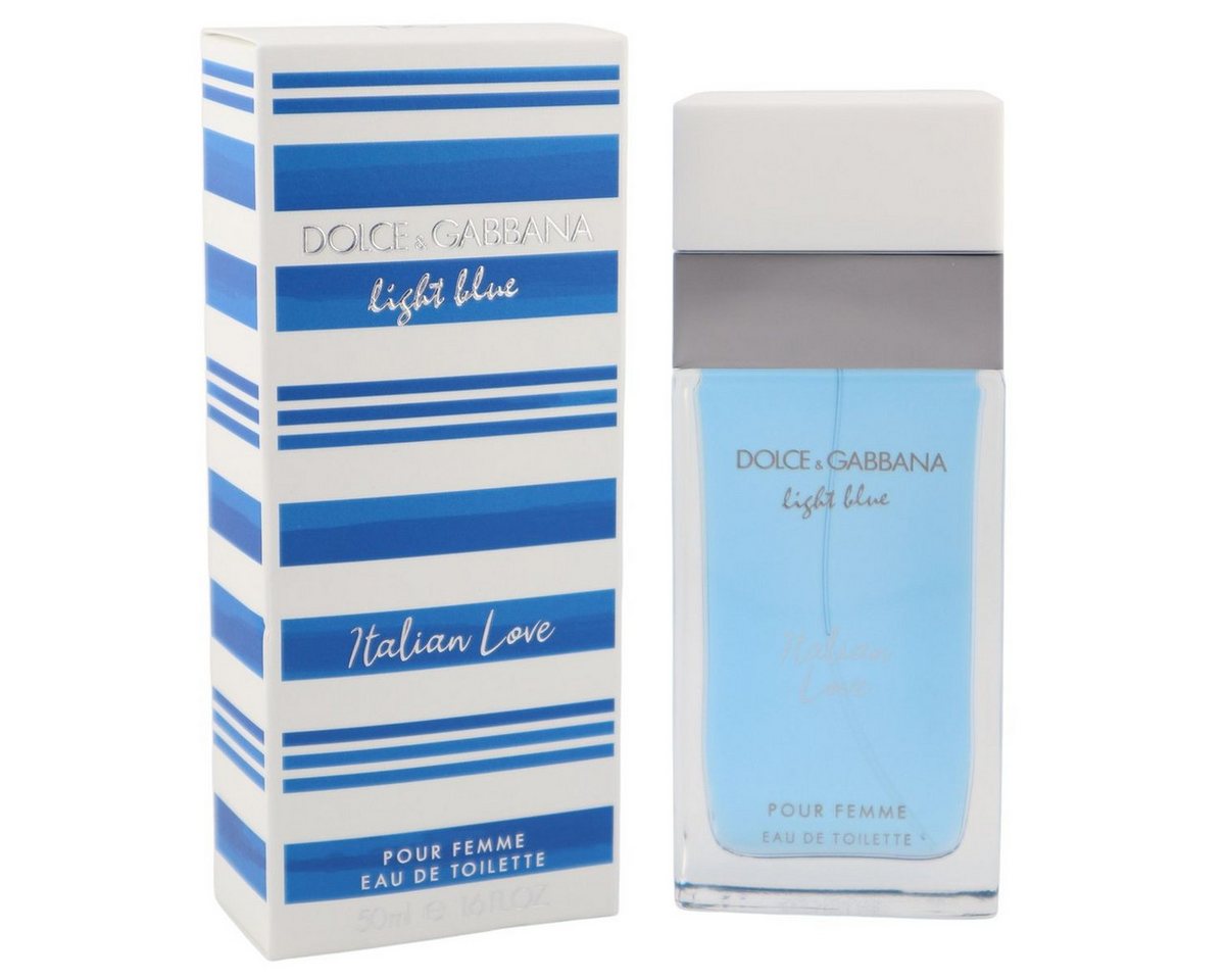 DOLCE & GABBANA Eau de Toilette Dolce & Gabbana Light Blue Italian Love Pour Femme EDT Spray 50 ml von DOLCE & GABBANA