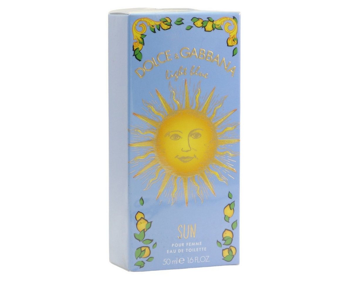 DOLCE & GABBANA Eau de Toilette Dolce & Gabbana Light Blue Sun Femme Eau de Toilette Spray 50 ml von DOLCE & GABBANA