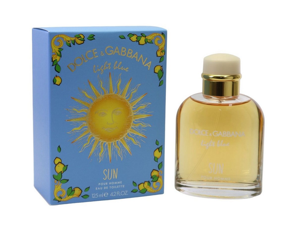 DOLCE & GABBANA Eau de Toilette Dolce & Gabbana Light Blue Sun Pour Homme Eau de Toilette Spray 125 ml DOLCE & GABBANA Eau de Toilette Dolce & Gabbana Light Blue Sun Pour Homme Eau de Toilette Spray 125 ml von DOLCE & GABBANA