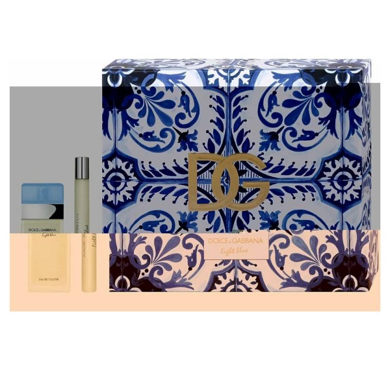 DOLCE & GABBANA Make-up Set Light Blue Geschenkset 25ml EDT Spray + 10ml EDT Spray von DOLCE & GABBANA