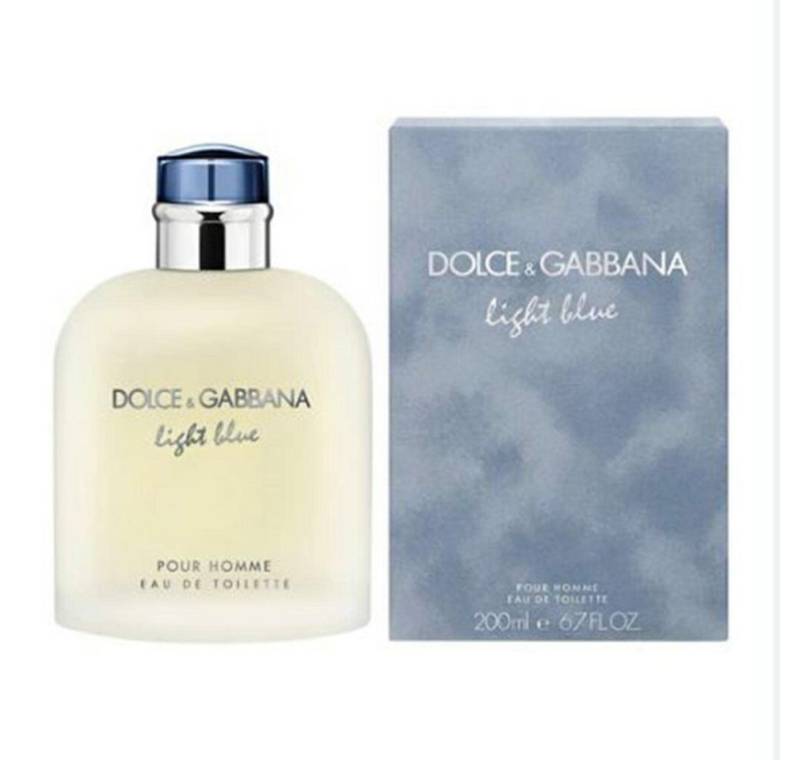 DOLCE & GABBANA Eau de Toilette Light Blue Pour Homme Edt Spray 200ml von DOLCE & GABBANA