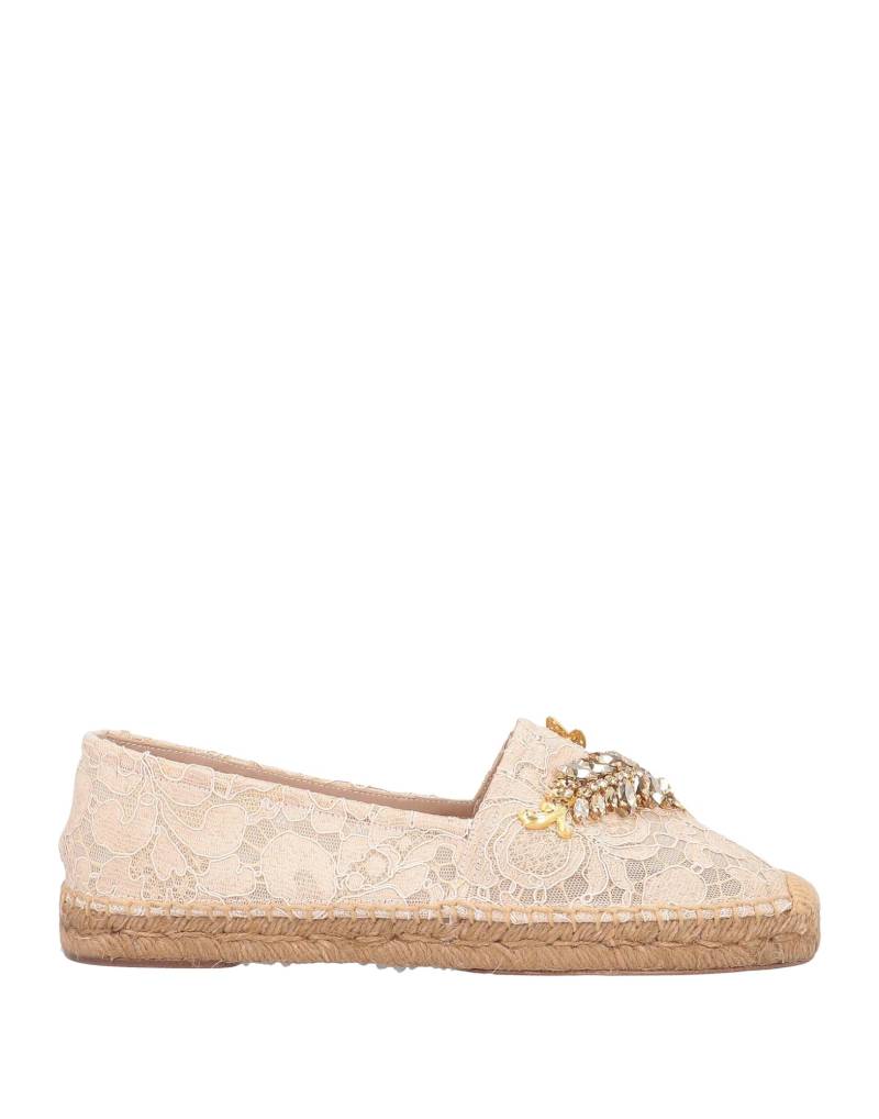DOLCE&GABBANA Espadrilles Damen Beige von DOLCE&GABBANA