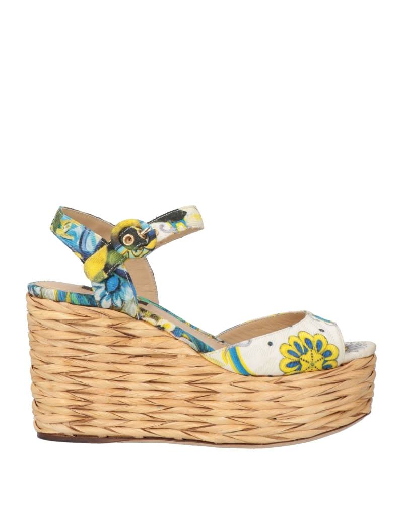 DOLCE&GABBANA Espadrilles Damen Cremeweiß DOLCE&GABBANA Espadrilles Damen Cremeweiß von DOLCE&GABBANA