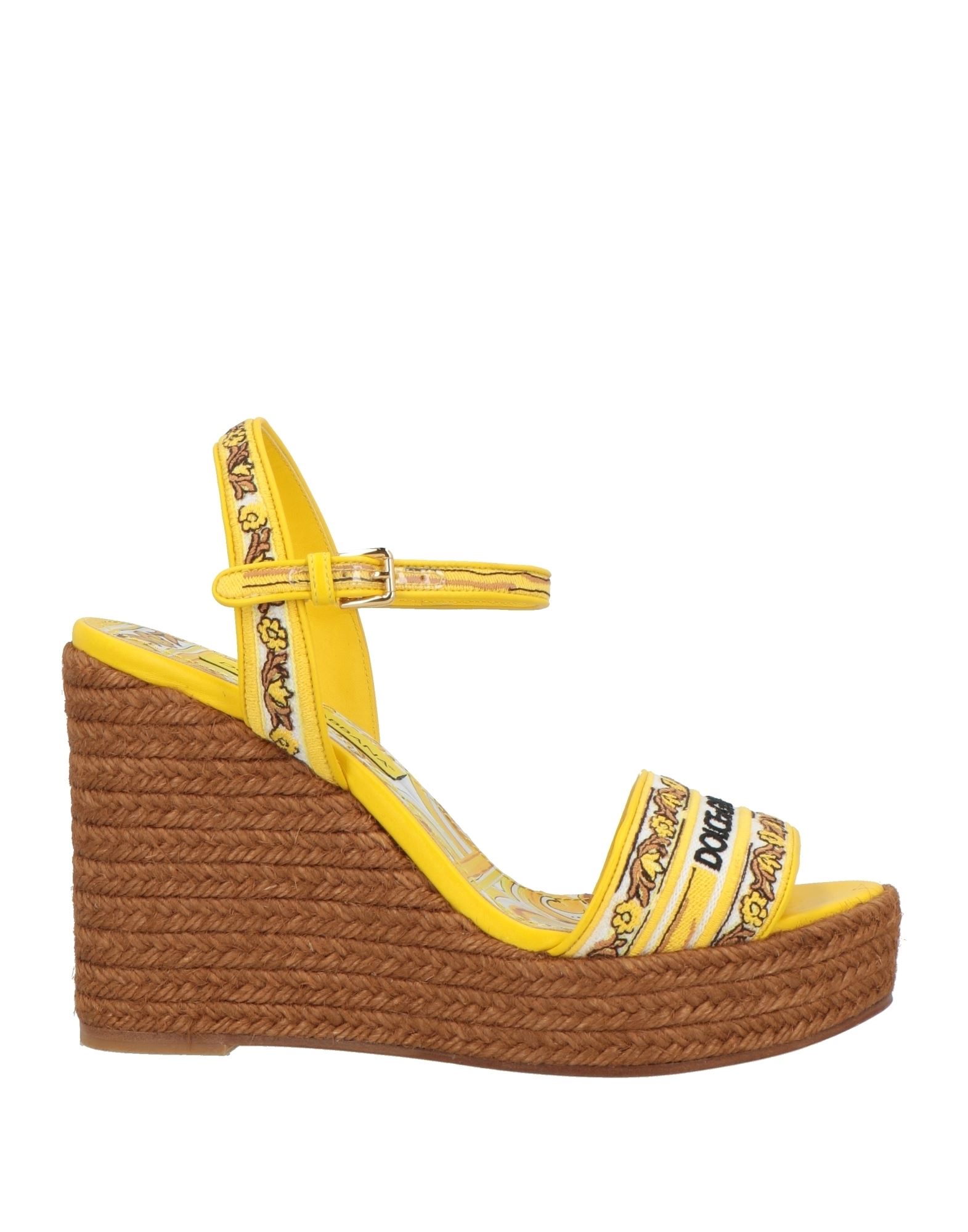 DOLCE&GABBANA Espadrilles Damen Gelb DOLCE&GABBANA Espadrilles Damen Gelb von DOLCE&GABBANA