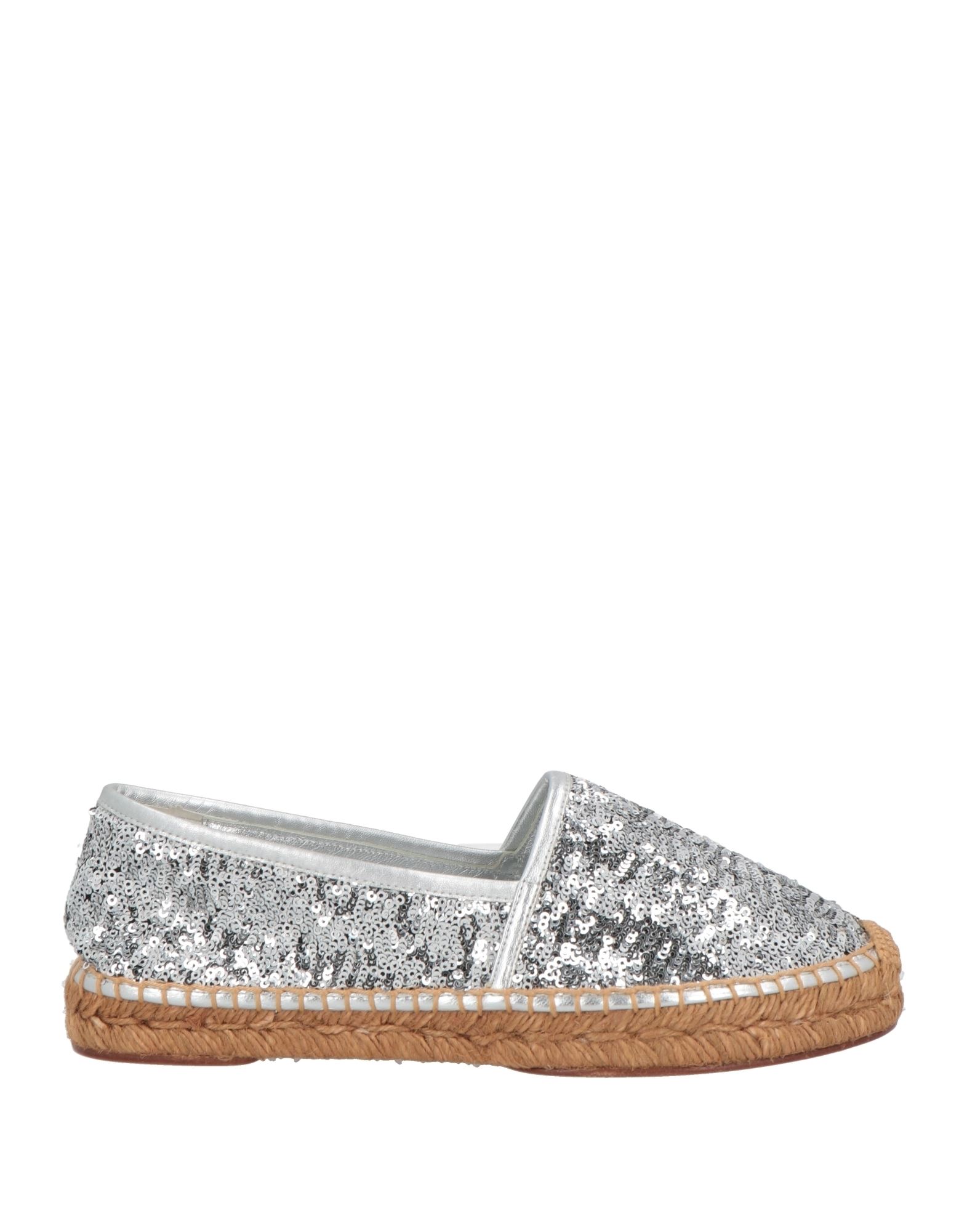 DOLCE&GABBANA Espadrilles Damen Silber von DOLCE&GABBANA